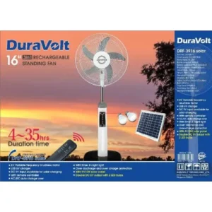 Duravolt Rechargeable Fan DRF-2918 zip