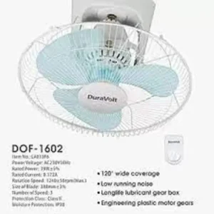 Duravolt 16 inches DC orbit fan, DOF-1602 dc, without adapter