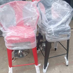Big iron barstool without high backrest