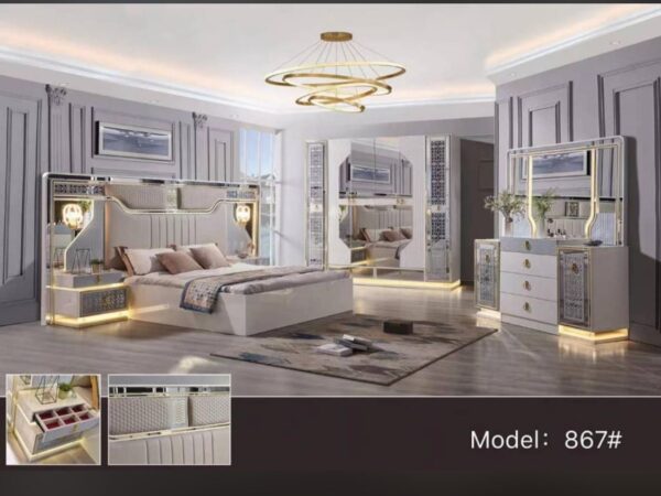 Bed set without wardrobe 1.3m
