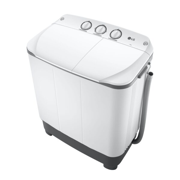 LG WP-810RD 7KG Top Load Twin Tub Washing Machine - Image 4