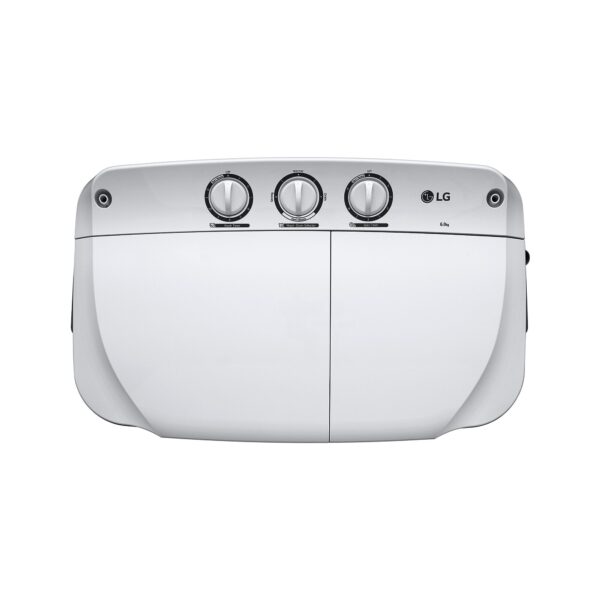 LG WP-710RD 6KG Top Load Twin Tub Washing Machine - Image 4