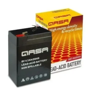 QASA Rechargeable Fan Lead-acid Battery -qbt-0045a6v