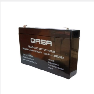 QASA BATTERY QBT-0070A6V, 6V7AH