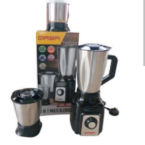 QASA 3 IN 1 BLENDER QBL-8088 3 IN 1, STAINLESS CUPS
