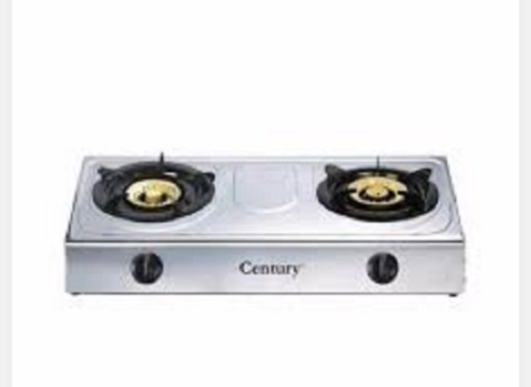 CENTURY  2 BURNER GAS COOKER STAINLESS