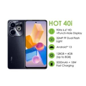 Infinix Hot 40i X6528 with 4GB RAM and 128GB ROM Android Phone