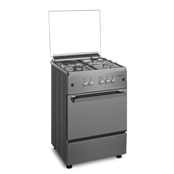 Maxi 60*60 (3+1) Burner Gas Cooker INOX - Image 2