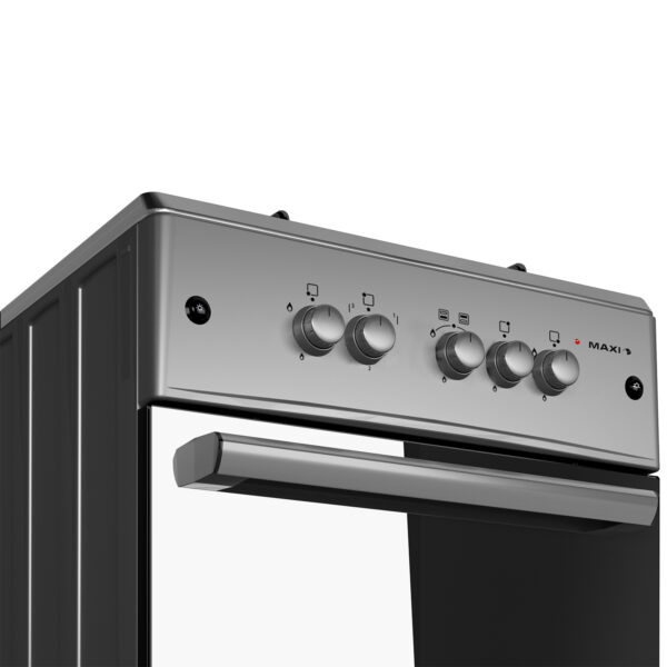 Maxi 60*60 (3+1) Burner Gas Cooker INOX - Image 4