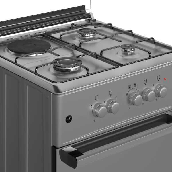 Maxi 60*60 (3+1) Burner Gas Cooker INOX - Image 5