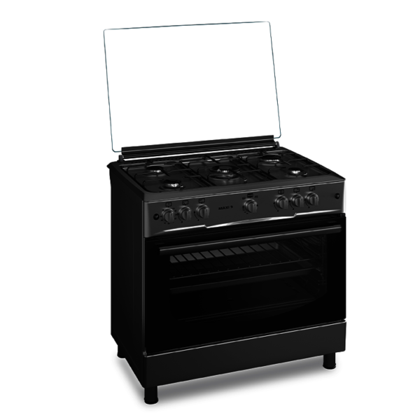 Maxi 60*90 5 Burner Gas Cooker INOX - Image 2
