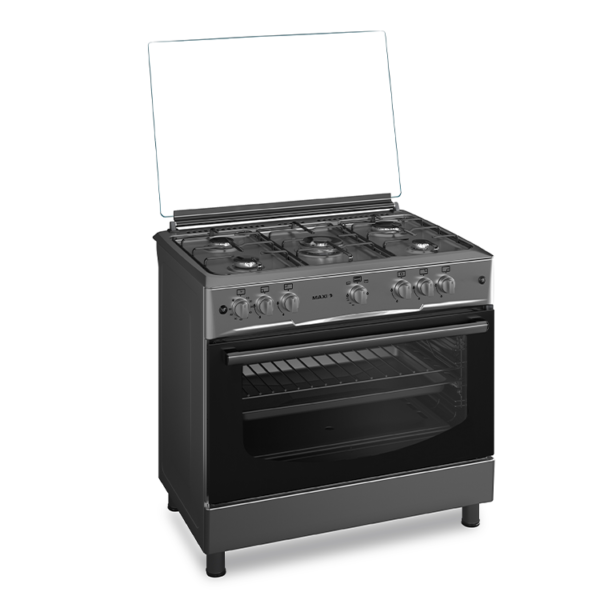 Maxi 60*90 5 Burner Gas Cooker INOX - Image 3