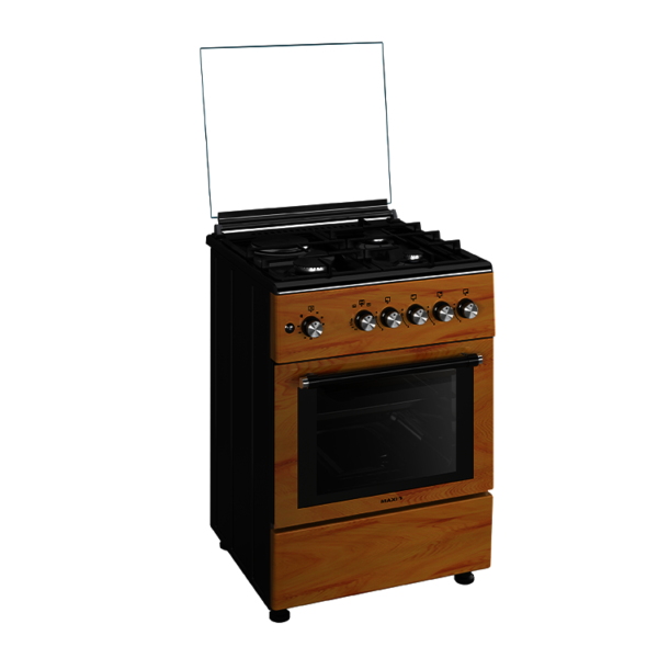 Maxi 60*60 (3+1) Burner Gas Cooker IGL Wood TR - Image 2