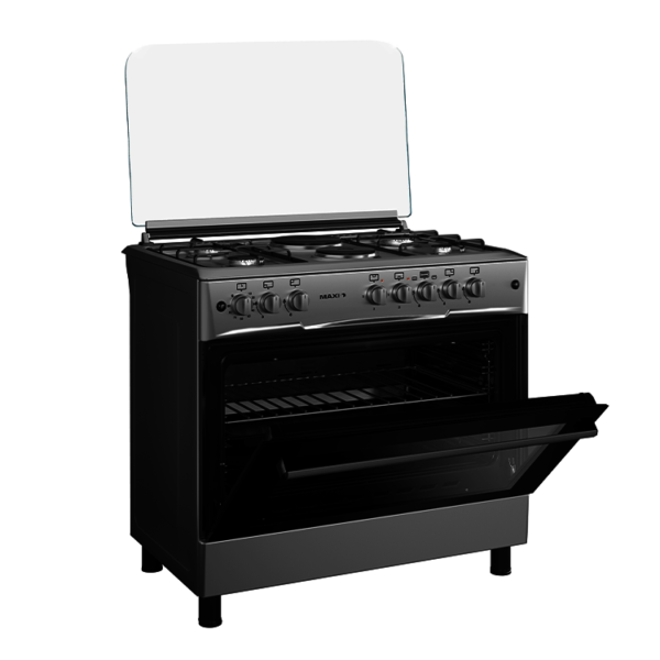 Maxi 60*90 (4+2) Burner Gas Cooker INOX - Image 4