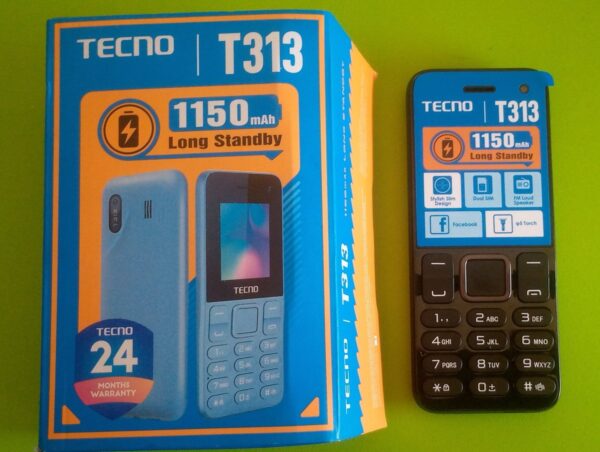 Tecno T313 –1.77″ Dual Micro Sim With Camera & Torch Light, Fm Radio, Loud Speaker, 1150mAh Battery - Image 2